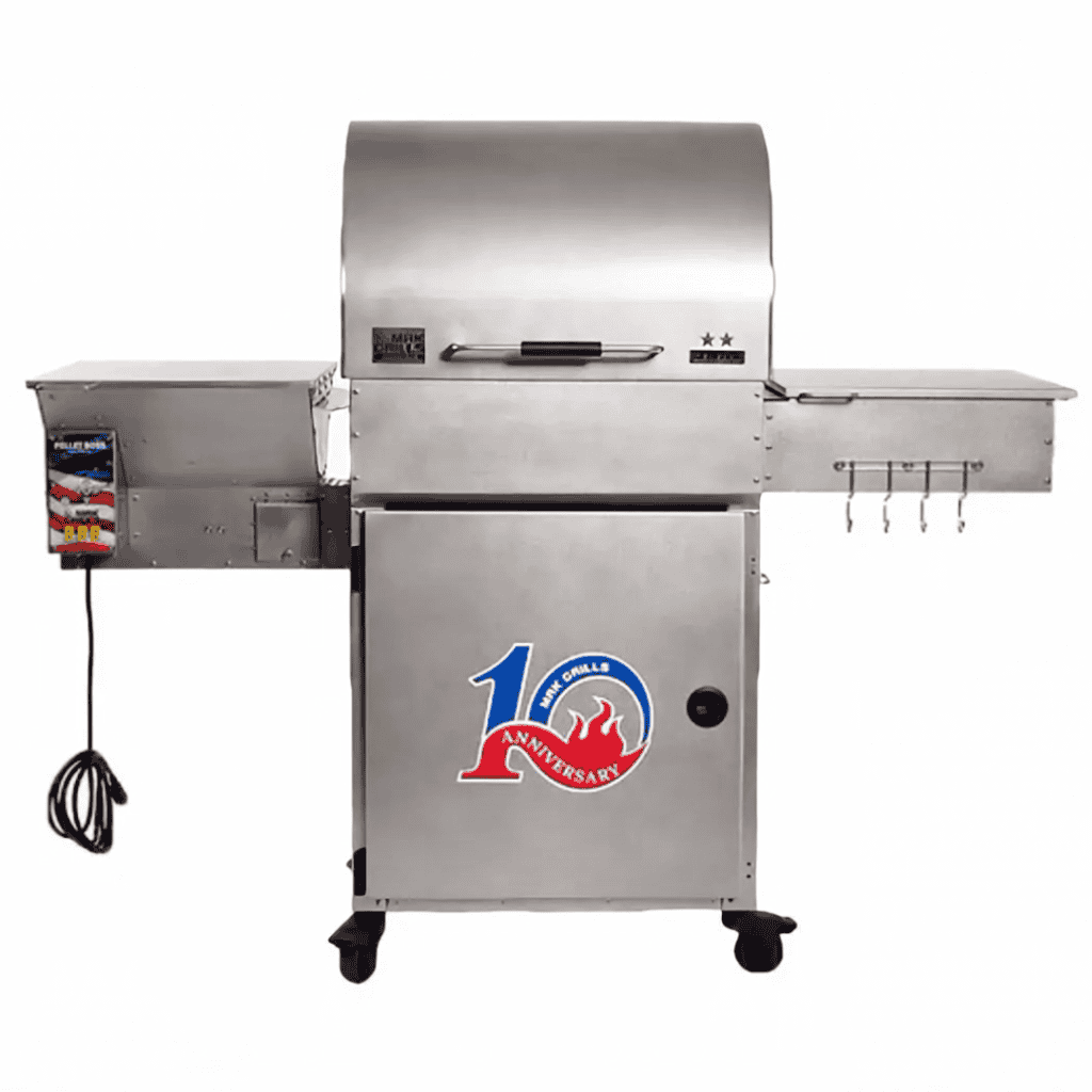 MAK Grills All-Stainless Two-Star General pellet smoker
