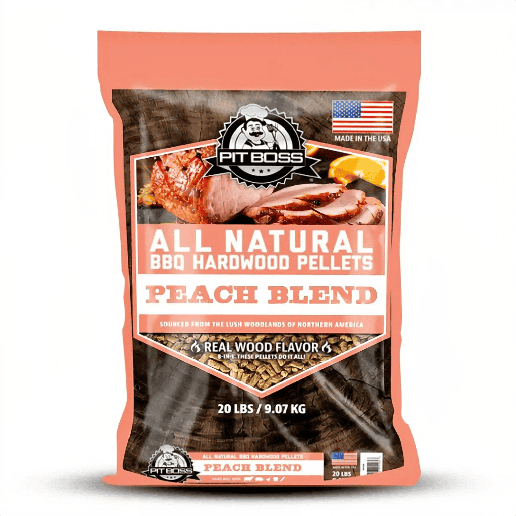 Pit Boss Peach Blend Hardwood Pellets (20 lbs)